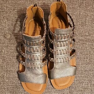 Lucky Brand Metallic and Tan Women's Sandals